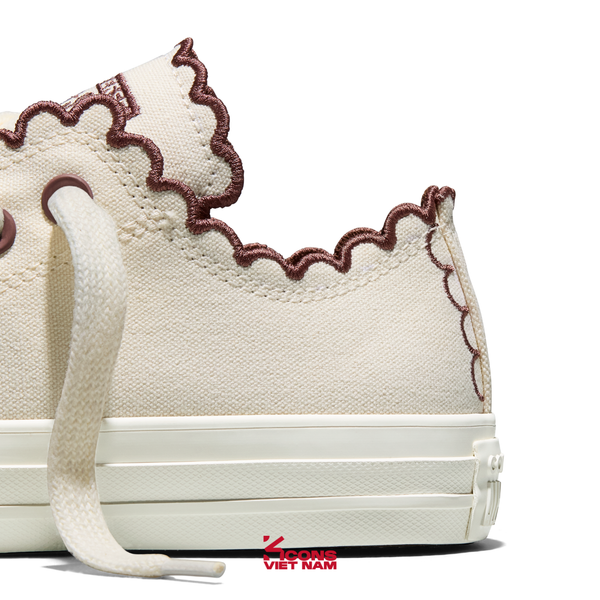 [NEW ARRIVAL 2026] Giày Converse Chuck Taylor All Star Scalloped Low Cream A21826C