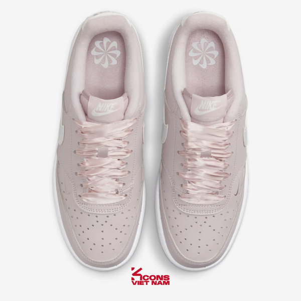Giày Nike Court Vision Low Next Nature Leather HV5246-001 Giày Bóng Rổ Retro Thập Niên 80