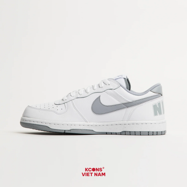 Giày Nike Big Low Leather White/ Wolf Grey 355152-106