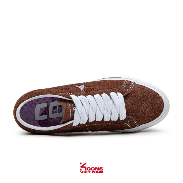 Deal Cuối – Chốt Nhanh! Giày Converse x Quartersnacks One Star Pro OX Brown Suede Unisex A09554C