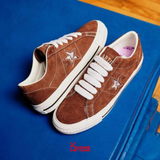 Deal Cuối – Chốt Nhanh! Giày Converse x Quartersnacks One Star Pro OX Brown Suede Unisex A09554C