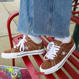 Deal Cuối – Chốt Nhanh! Giày Converse x Quartersnacks One Star Pro OX Brown Suede Unisex A09554C