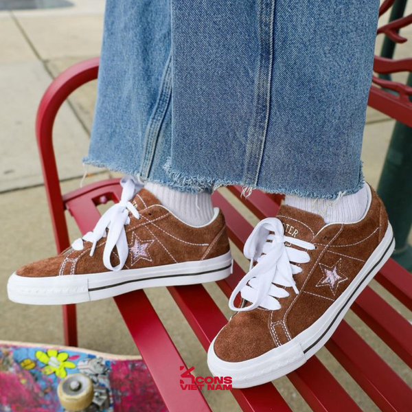 Deal Cuối – Chốt Nhanh! Giày Converse x Quartersnacks One Star Pro OX Brown Suede Unisex A09554C