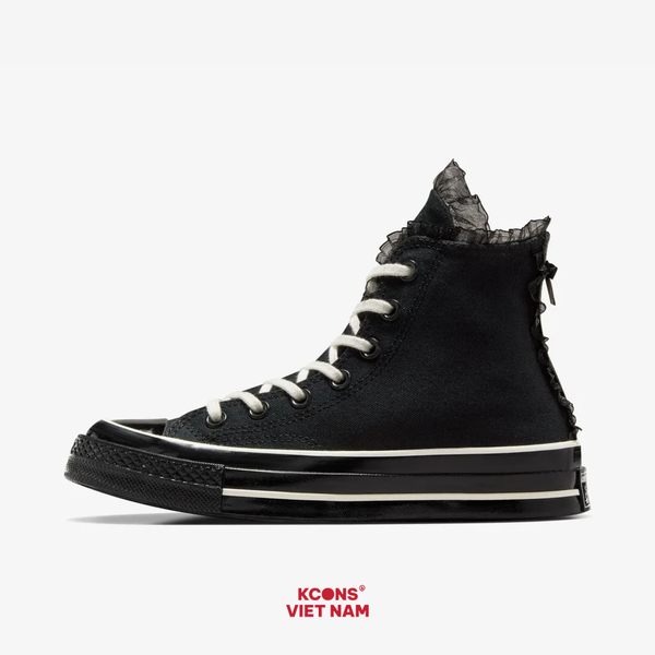 🔥Deal Cuối – Chốt Nhanh! Giày Converse Chuck 70 Ruffles & Bows Black A10026C High Top