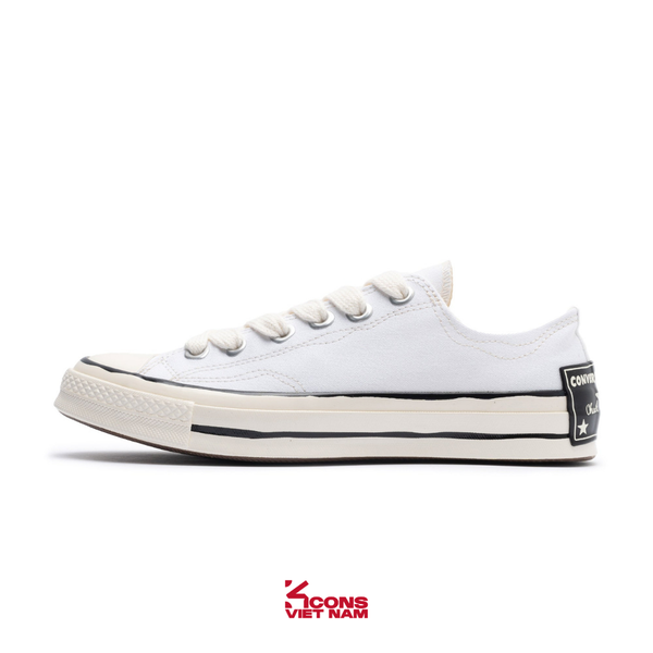 Deal Cuối, Chốt Nhanh! Giày Converse Chuck Taylor 1970s Sketch White A08525C Low Top