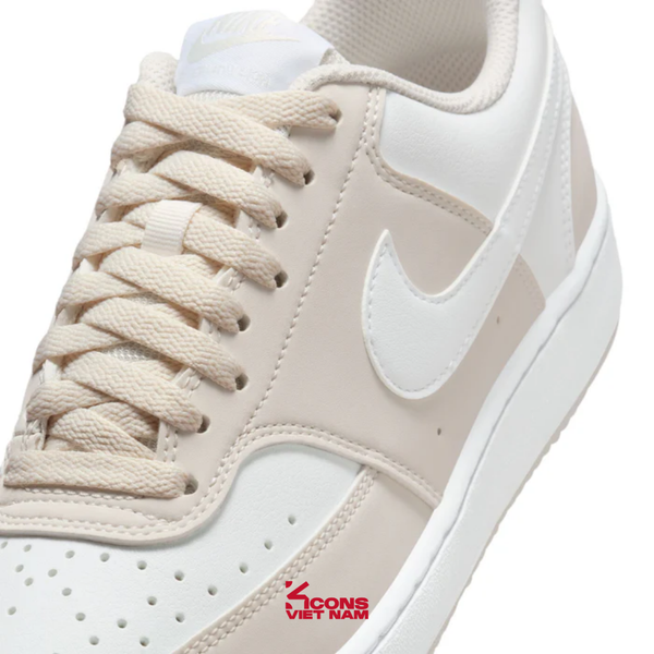 Giày Nike Court Vision Low Leather IM1652-002 Phantom/ White