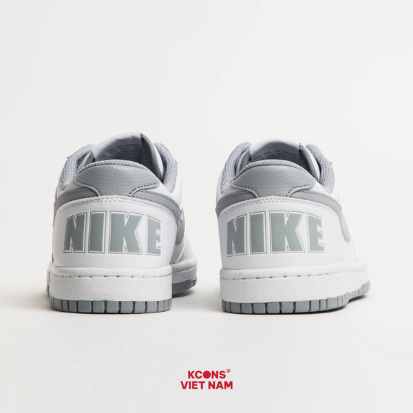 Giày Nike Big Low Leather White/ Wolf Grey 355152-106