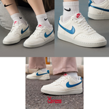 Giày Nike Court Vision Low Leather IM7799-133 Sail/ Industrial Blue