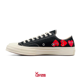 Đôi Cuối, Chốt Nhanh! Giày Converse 1970 x Play Comme des Garçons Chuck 70 ‘Multi Heart Black’ CDG A08149C