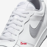 Deal Cuối – Chốt Nhanh! Giày Nike Big Low Leather White/ Wolf Grey 355152-106