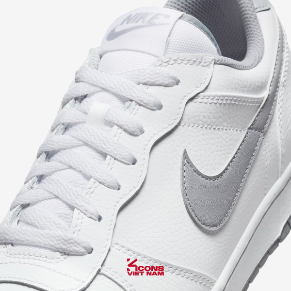 Deal Cuối – Chốt Nhanh! Giày Nike Big Low Leather White/ Wolf Grey 355152-106