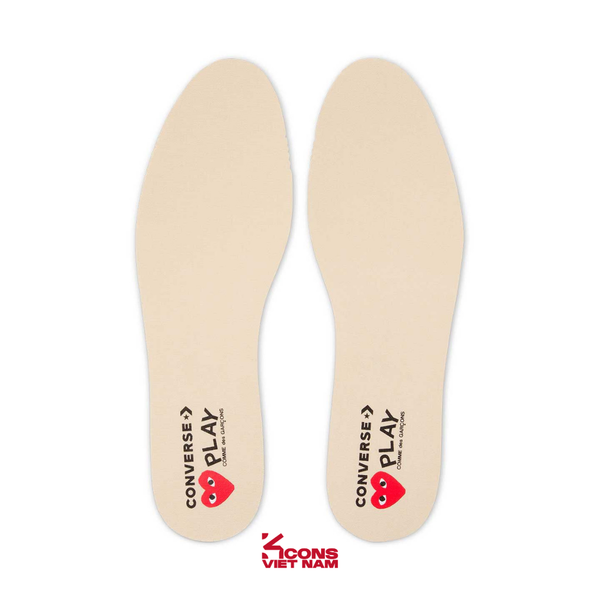 Đôi Cuối, Chốt Nhanh! Giày Converse 1970 x Play Comme des Garçons Chuck 70 ‘Multi Heart Black’ CDG A08149C