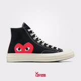 Deal Cuối, Chốt Nhanh! Giày Converse 1970 x Comme des Garçons PLAY CDG Black High Top A08791C