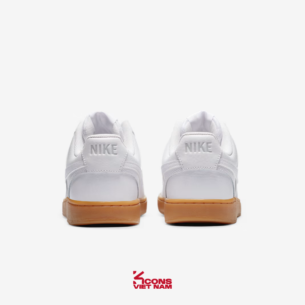 Deal Cuối, Chốt Nhanh! Giày Nike Court Vision Low Leather CD5463-105 White/ Photon Dust/ Gum Light Brown