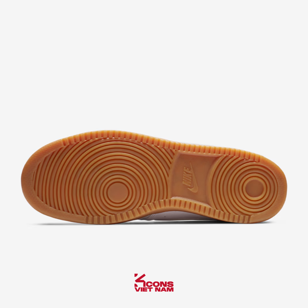 Deal Cuối, Chốt Nhanh! Giày Nike Court Vision Low Leather CD5463-105 White/ Photon Dust/ Gum Light Brown