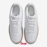 Deal Cuối, Chốt Nhanh! Giày Nike Court Vision Low Leather CD5463-105 White/ Photon Dust/ Gum Light Brown