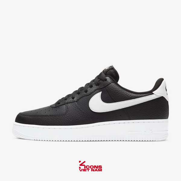 Giày Nike Air Force 1 '07 Leather Black/ White CT2302-002 AF1