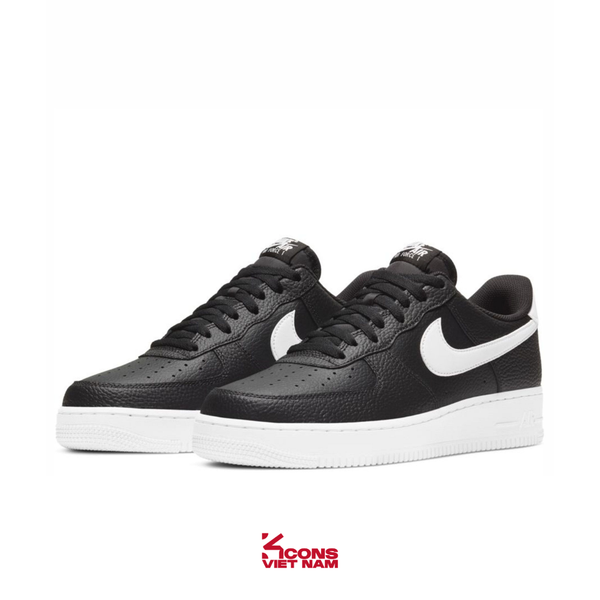 Giày Nike Air Force 1 '07 Leather Black/ White CT2302-002 AF1