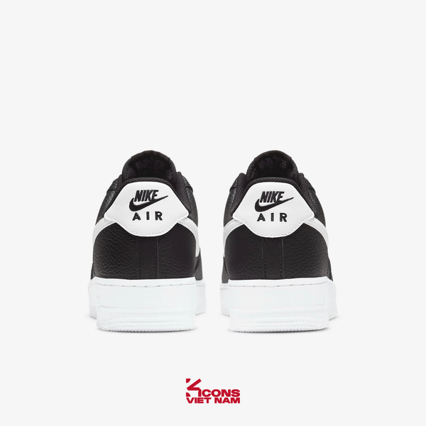Giày Nike Air Force 1 '07 Leather Black/ White CT2302-002 AF1