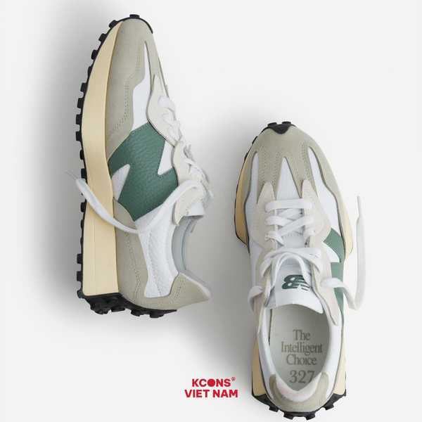Deal Cuối – Chốt Nhanh! Giày New Balance 327 Unisex U327WPKD Olive Green Retro