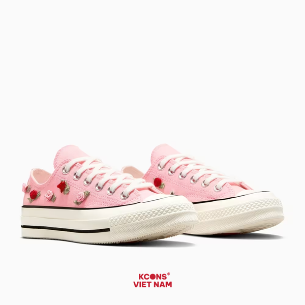 🔥Deal Cuối – Chốt Nhanh! Giày Converse Chuck Taylor 1970s Roses Pink Low Top A13649C