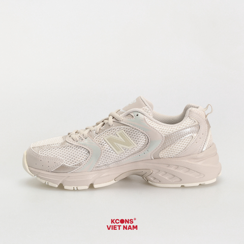 🔥Deal Cuối, Chốt Nhanh! Giày New Balance 530 Beige Moonbeam MR530AA1 Đệm ABZORB Thoải Mái