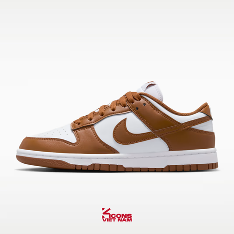 Giày Nike Dunk Low Sail White Light British Tan IM6572-101 Leather