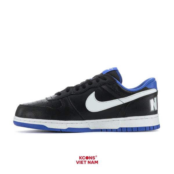 Giày Nike Big Low Leather Black/ Hyper Royal 355152-018