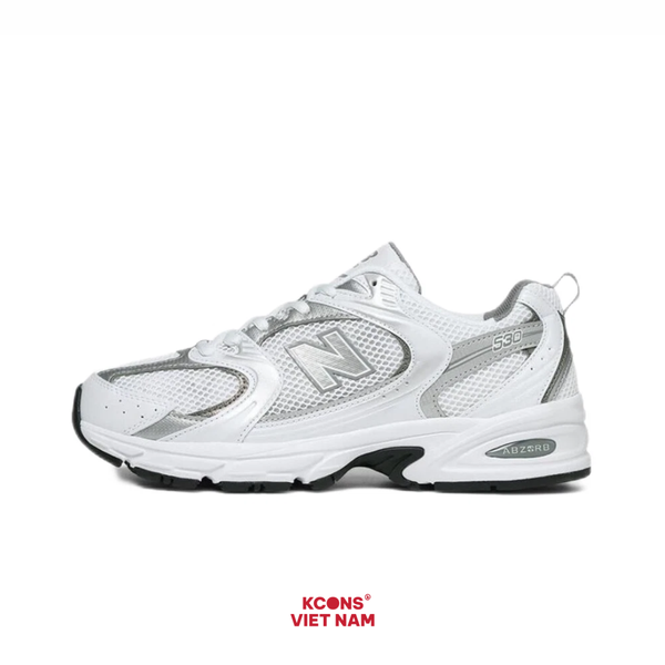 Giày New Balance 530 White Silver MR530AD Công Nghệ Đệm ABZORB