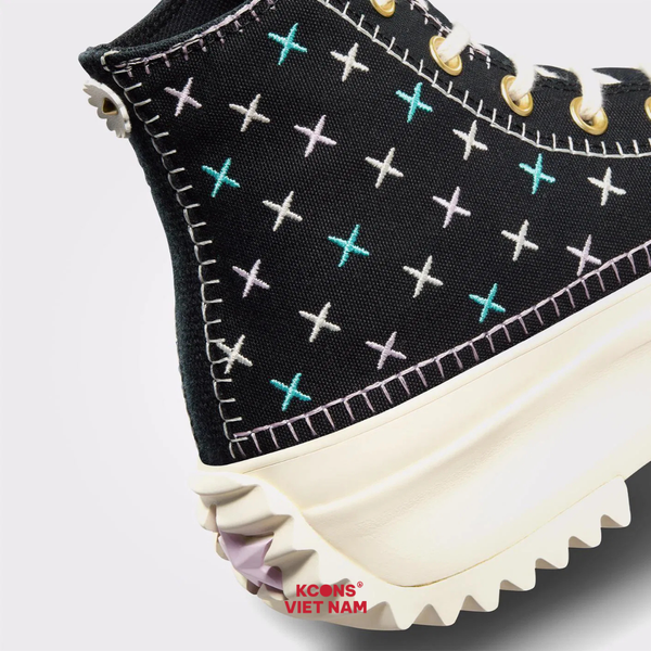 🔥Deal Cuối – Chốt Nhanh! Giày Converse Run Star Hike Platform Crafted Stitching A08733C High Top Black