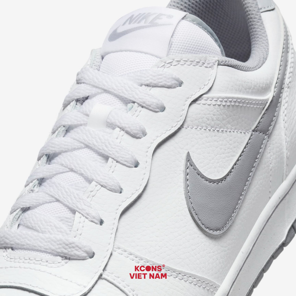 Giày Nike Big Low Leather White/ Wolf Grey 355152-106