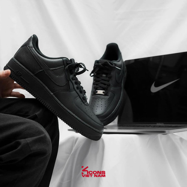 Giày Nike Air Force 1 '07 Leather Black CW2288-001/ DD8959-001 AF1