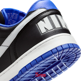 Giày Nike Big Low Leather Black/ Hyper Royal 355152-018
