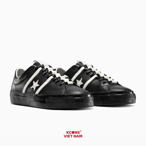 Deal Cuối – Chốt Nhanh! Giày Converse CONS One Star Academy Pro x Bobby Dekeyzer A12139C Black Leather