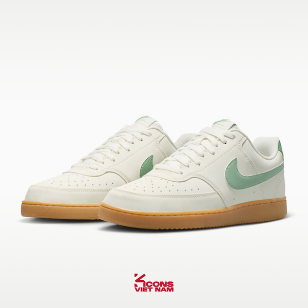 [ĐỘC QUYỀN ONLINE] Giày Nike Court Vision Low Leather II7403-100 Sail/Steam/Off-White