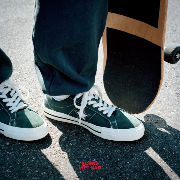 🔥Deal Cuối – Chốt Nhanh! Giày Converse x thisisneverthat One Star Pro Trekking Green A12052C Suede