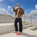 Giày Nike Court Vision Low Leather Khaki/Sequoia-Gum Med Brown HV4506-200