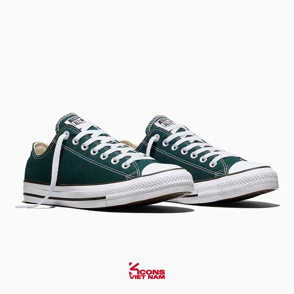 [NEW ARRIVAL 2026] Giày Converse Chuck Taylor All Star Canvas Low Top Sneakers Steely Pine Unisex A18101C Green/ Xanh rêu