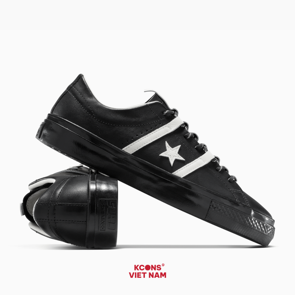 Deal Cuối – Chốt Nhanh! Giày Converse CONS One Star Academy Pro x Bobby Dekeyzer A12139C Black Leather