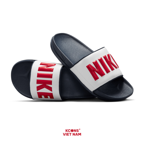Deal Cuối, Chốt Nhanh! Dép Nike Offcourt Slide 'Black White Red' BQ4639-104
