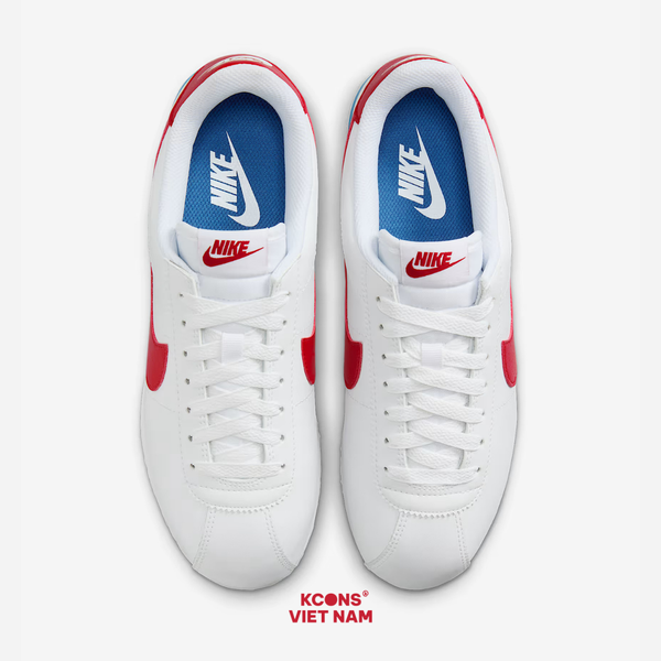 Giày Nike Cortez Leather White/Varsity Blue/Varsity Red DN1791-108