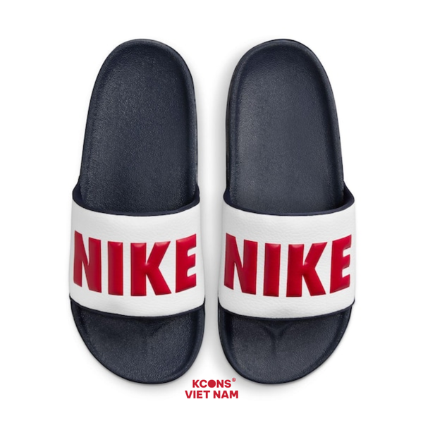 Deal Cuối, Chốt Nhanh! Dép Nike Offcourt Slide 'Black White Red' BQ4639-104