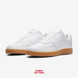 🔥Deal Cuối, Chốt Nhanh! Giày Nike Court Vision Low Leather CD5463-105 White/ Photon Dust/ Gum Light Brown