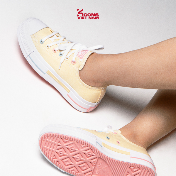 [NEW ARRIVAL 2026] Giày Converse Chuck Taylor All Star Lift Platform Low Cream White Pastel A21383C