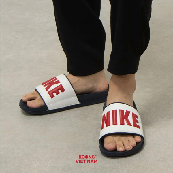 Deal Cuối, Chốt Nhanh! Dép Nike Offcourt Slide 'Black White Red' BQ4639-104