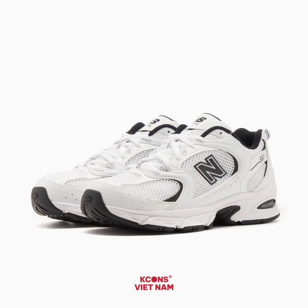 Giày New Balance 530 White Black MR530EWB Sneaker Sport Giày Thể Thao Unisex ABZORB Cushioning Thoải Mái Tối Ưu