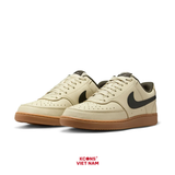 Giày Nike Court Vision Low Leather Khaki/Sequoia-Gum Med Brown HV4506-200