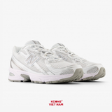 Giày New Balance 740 U740WM2 White Silver Metallic Sneaker Sport Giày Thể Thao Unisex ABZORB Cushioning Thoải Mái Tối Ưu