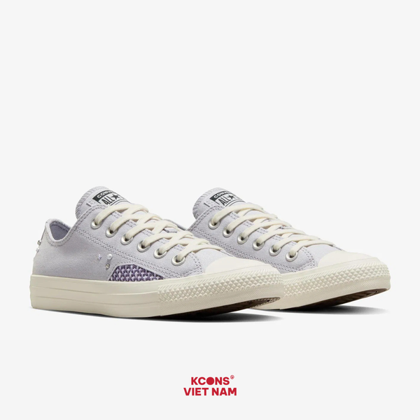 🔥Deal Cuối – Chốt Nhanh! Giày Converse Chuck Taylor All Star Pearls & Studs Low Top Ghost Town A12516C