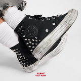 Deal Cuối – Chốt Nhanh! Giày Converse CHUCK 70 STUDDED HIGH TOP BLACK A07207C